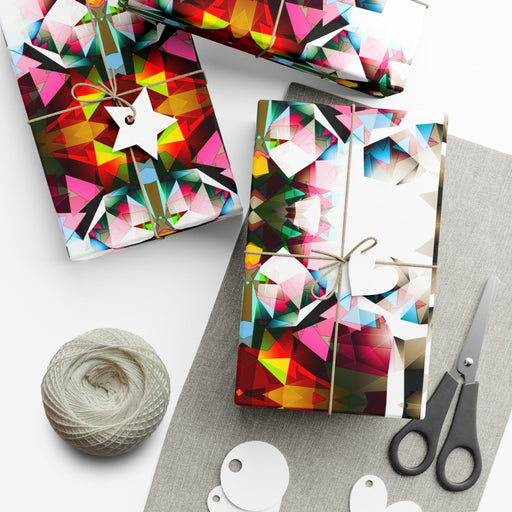 Luxurious 3D Christmas Gift Wrap Paper Set by Maison d'Elite - USA-Made with Premium Touches
