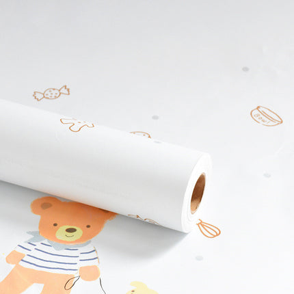 Self Adhesive Wallpaper PVC Cartoon Series Pastoral 45 Banana Stars Moon 10m