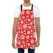 Elite Christmas Snow Kitchen Apron - Stylish Lightweight Cooking Accessory