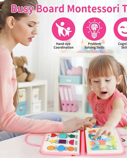 Wonderland Montessori Parish Toys Interactive Cloth Storybook - Inspiring Educational Adventure