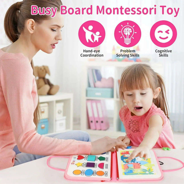 Wonderland Montessori Parish Toys Interactive Cloth Storybook - Inspiring Educational Adventure