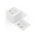 Elegant White Coined Napkins for Exquisite Gatherings