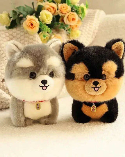 Charming Kawaii Chow-Pom-Corgi Mix Plush Pet Doll