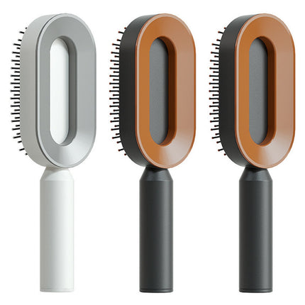 Self Cleaning Hair Brush For Women One-key Cleaning Hair Loss Airbag M