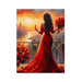 Elegant Red Wine Matte Art Print - Luxe Decor for a Refined Space