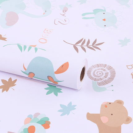 Self Adhesive Wallpaper PVC Cartoon Series Pastoral 45 Banana Stars Moon 10m