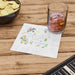 Elegant White Coined Napkins for Exquisite Gatherings