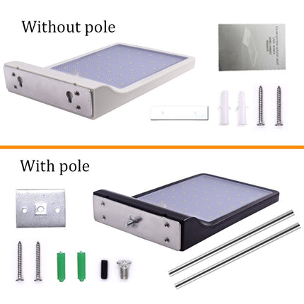 Solar Powered Outdoor Garden Light with 36 LEDs and 2200mAh Battery