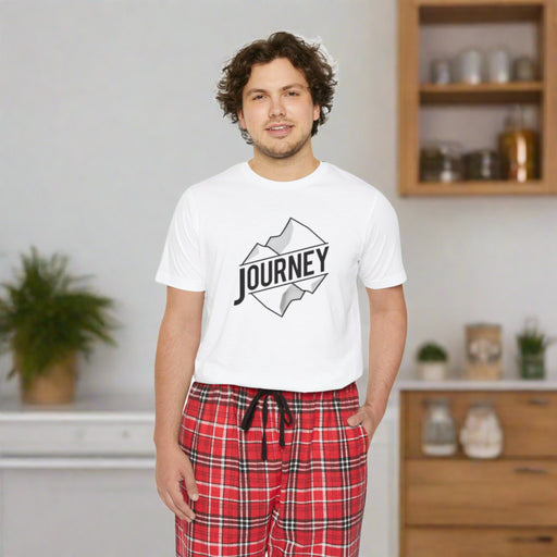 Journey Plaid Men's Short Sleeve Pajama Set