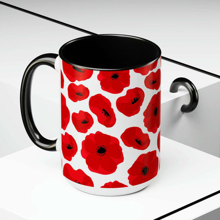 Sophisticated Dual-Color Ceramic Coffee Cups - Maison d'Elite Enigma Series