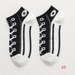 5 Pairs - Black / One size