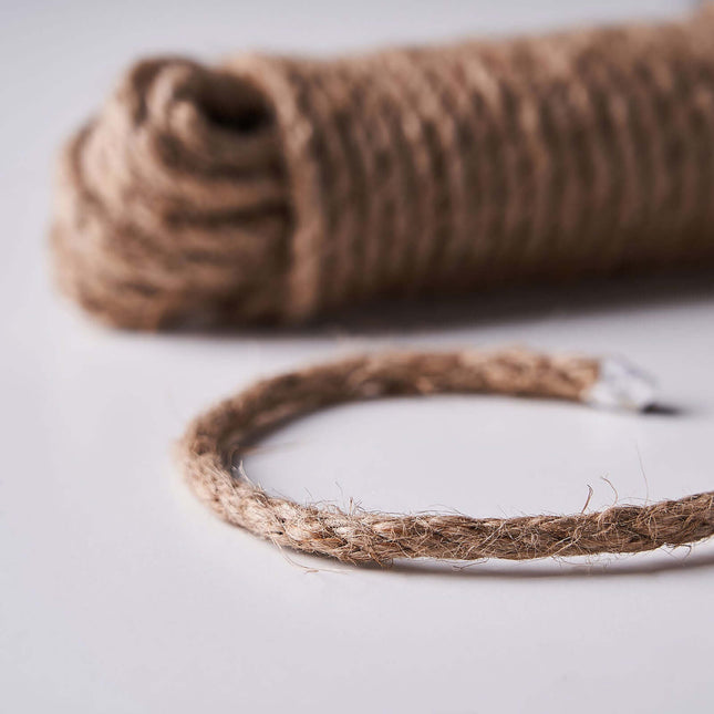 AliKopy 33ft Natural Jute Rope Twine - 8mm Thickness, Eco-Friendly