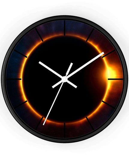 Elegant Wooden Framed Wall Clock for Upscale Home Interior