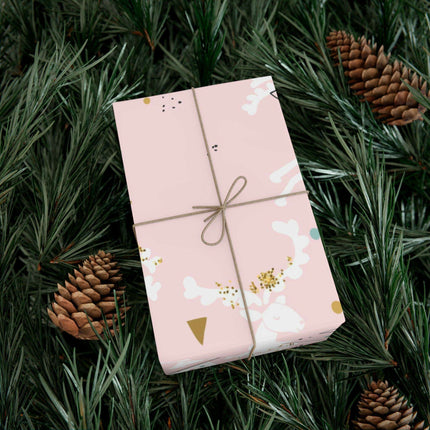 Chic Pink Artisan Gift Wrap Set - Handcrafted in the USA