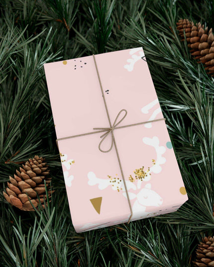 Chic Pink Artisan Gift Wrap Set - Handcrafted in the USA