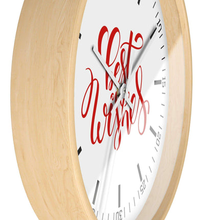 Opulent Holiday Chic Wall Clock - An Exquisite Timekeeper for Elegant Interiors
