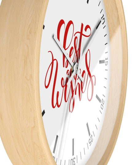 Opulent Holiday Chic Wall Clock - An Exquisite Timekeeper for Elegant Interiors