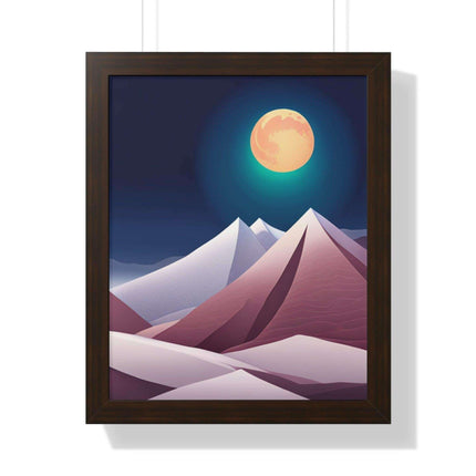 Celestial Harmony Framed Night Sky Artwork - Sustainable Chic for Your Living Space