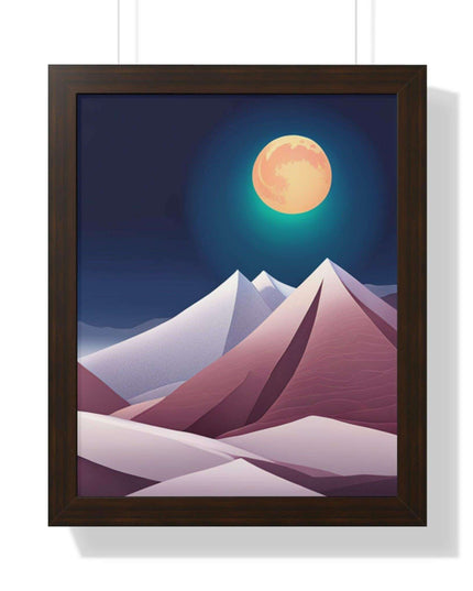 Celestial Harmony Framed Night Sky Artwork - Sustainable Chic for Your Living Space