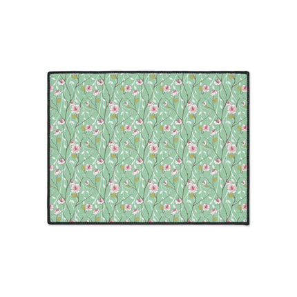 Luxury Blue Blossom Floor Mat: A Touch of Elegance for Your Home