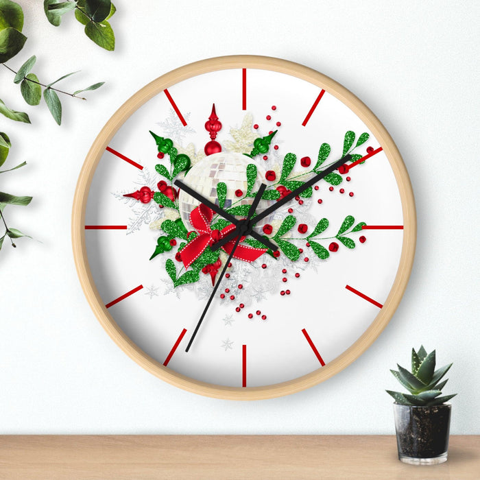 Elegant Wooden Frame Wall Clock - Sophisticated Timepiece & Decor