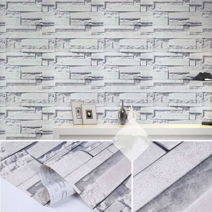 Peekaboo Studio Brick Pattern Waterproof Wallpaper - Durable & Easy to