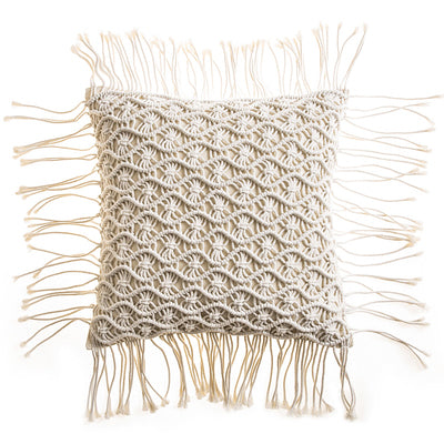 Hand-woven Cotton Thread Cushion Cover