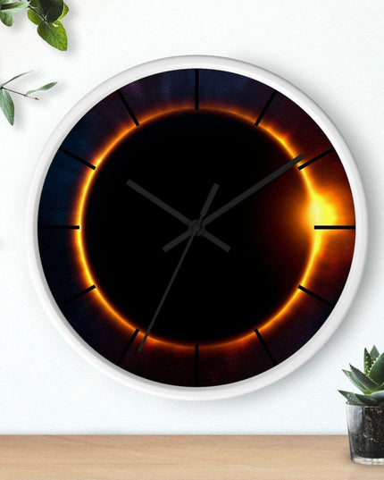 Elegant Wooden Framed Wall Clock for Upscale Home Interior