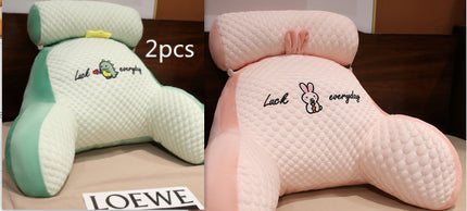 Sofa Fluffy Cushion Luncheon Pillow Triangle Reading Cushion Bedside S