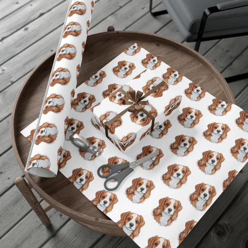 Chic Puppy-Inspired Gift Wrap Set - Elevate Your Presentations