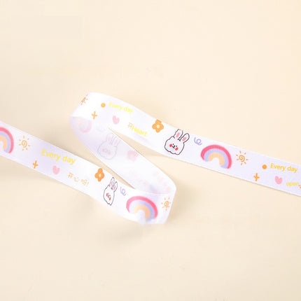 Peekaboo Studio Children's Cartoon Pattern Ribbon - Soft, Durable Fabr