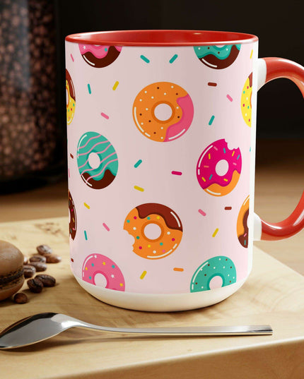 Sophisticated Two-Tone Ceramic Mug Collection - 15oz by Maison d'Elite