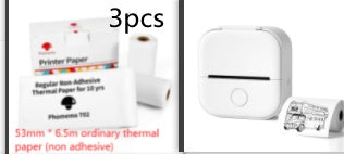 Portable Mini Thermal Label Printer Home Photo Printer Student Wrong Q