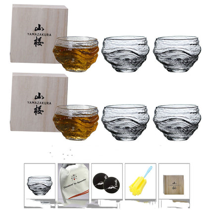 Yunlai Tea Scent Japanese Glass Cup - Elegant Design, Heat Resistant