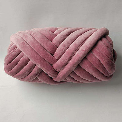 Luxury Crystal Fleece Cotton Yarn: 1KG for Exquisite Hand-Knitting Creations