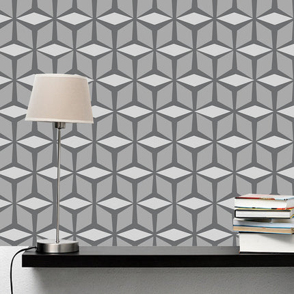 Self-Adhesive Waterproof Wall Contact Paper | Green & Grey, 53×122 cm