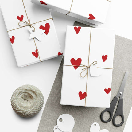 Luxurious Eco-Friendly Valentine Gift Wrapping Paper - Crafted in the USA