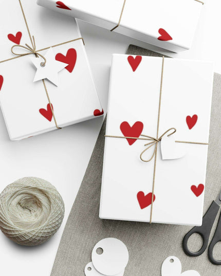 Luxurious Eco-Friendly Valentine Gift Wrapping Paper - Crafted in the USA