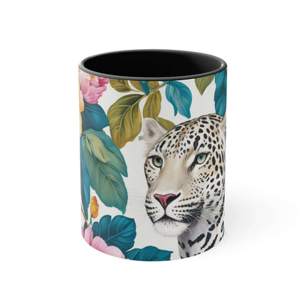 Chic Kireiina Two-Tone Ceramic Coffee Cup - Eye-Catching 11oz Mug