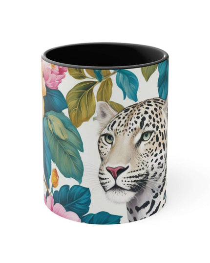 Chic Kireiina Two-Tone Ceramic Coffee Cup - Eye-Catching 11oz Mug