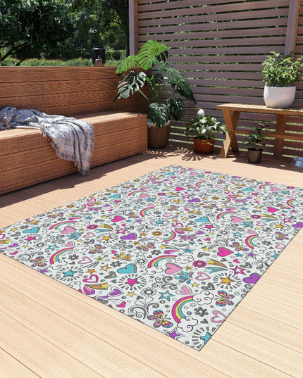 Plush Outdoor Chenille Rug - Transform Your Outdoor Oasis with Luxury