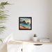 Ethereal Love - Enchanting Valentine’s Day Canvas Art with Stylish Black Frame