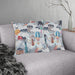 Water-Resistant Outdoor Floral Cushions with Concealed Zipper