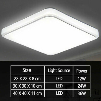 Peekaboo Studio 36W Square Ceiling Lamp - Energy Efficient & Modern De