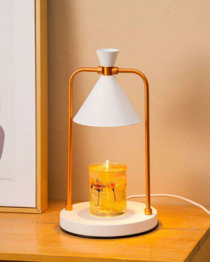 Vintage Serenity Aromatherapy Iron Lamp with Customizable Light Options and Fragrant Wax Melts