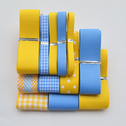 Peekaboo Studio Handmade Ribbon Combination Set - Versatile Hair Acces