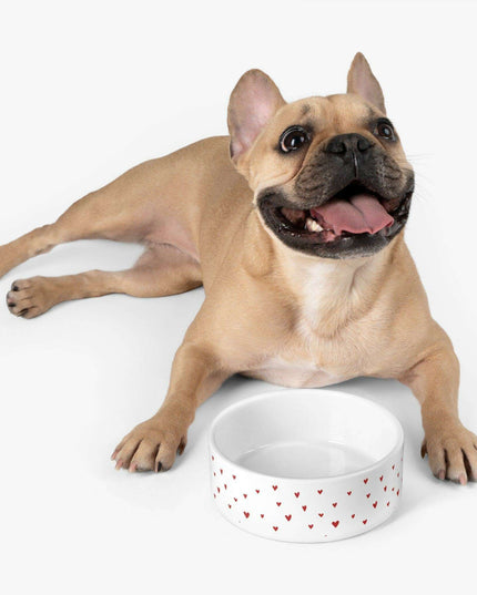Customized Artisan Ceramic Pet Bowl with Distinctive Artwork