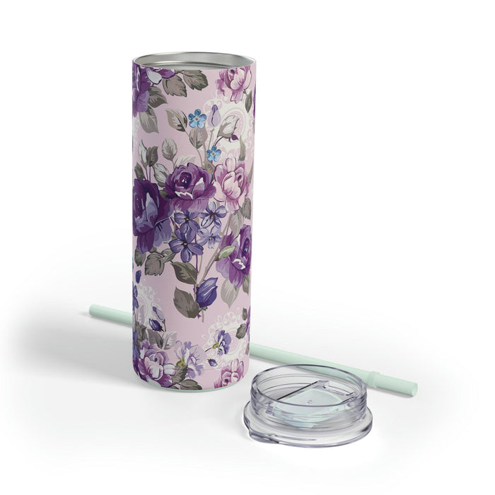 20oz Elegant Matte Stainless Steel Skinny Tumbler by Maars Maker - Sip in Luxury