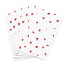 Love-Filled Heart Playing Cards for Enchanting Valentine's Game Nights