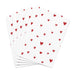 Valentine's Red Heart Playing Cards - Romantic Deck for Memorable Game Nights